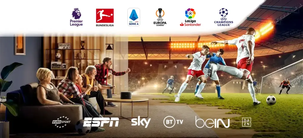 iptv 8k sport football champions ligue coupe du monde